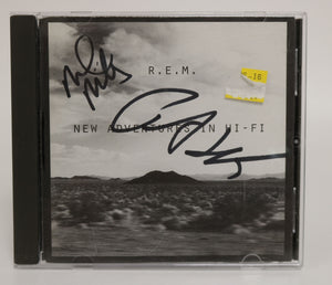 Mike Mills & Peter Buck Signed Autographed R.E.M. "New Adventures in Hi-Fi" Music CD - COA Matching Holograms
