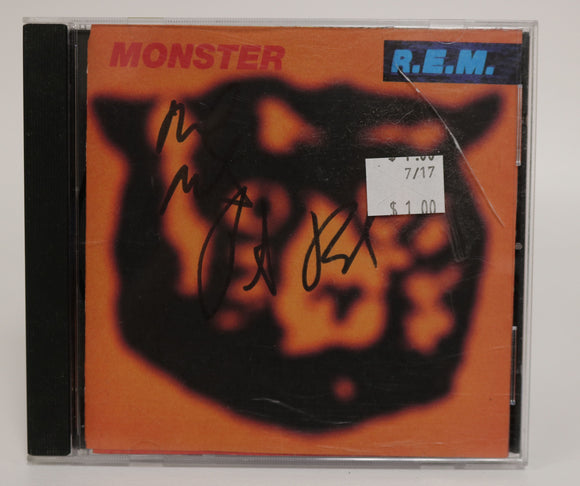 Mike Mills & Peter Buck Signed Autographed R.E.M. 