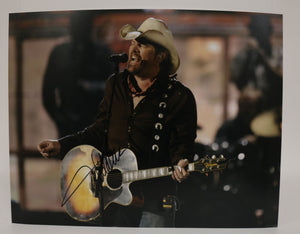 Toby Keith Signed Autographed Glossy 11x14 Photo - COA Matching Holograms