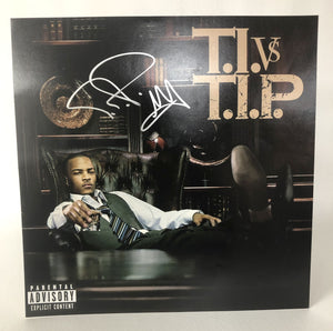 T.I. Signed Autographed "T.I. vs. T.I.P." 12x12 Promo Photo - COA Matching Holograms