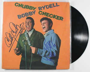 Chubby Checker & Bobby Rydell Signed Autographed Record Album - COA Matching Holograms
