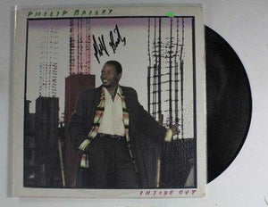 Philip Bailey Signed Autographed "Inside Out" Record Album - COA Matching Holograms