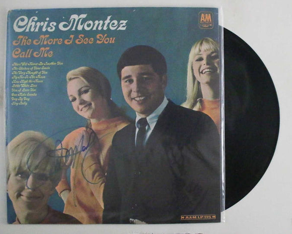 Chris Montez Signed Autographed "The More I See You" Record Album - COA Matching Holograms