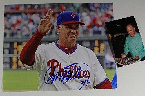 Ryne Sandberg Signed Autographed Glossy 11x14 Photo Philadelphia Phillies - COA Matching Holograms