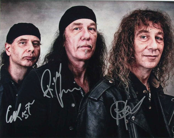 Anvil Band Signed Autographed Glossy 11x14 Photo - COA Matching Holograms