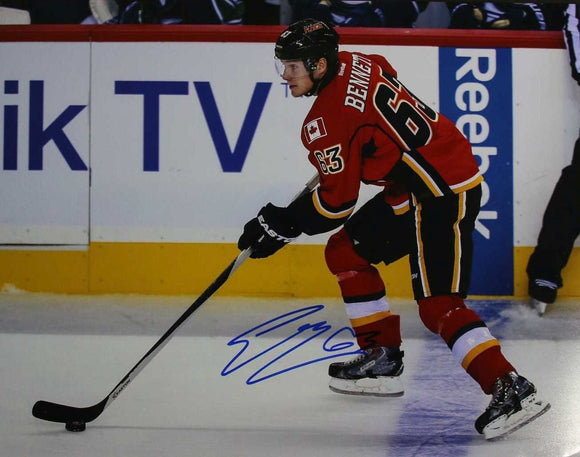 Sam Bennett Signed Autographed Glossy 11x14 Photo - Calgary Flames