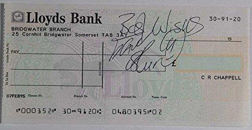 Frank Bruno Signed Autographed Lloyd Bank Check - COA Matching Holograms