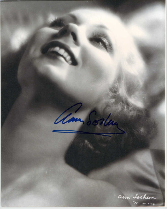 Ann Sothern (d. 2001) Signed Autographed Glossy 8x10 Photo - COA Matching Holograms