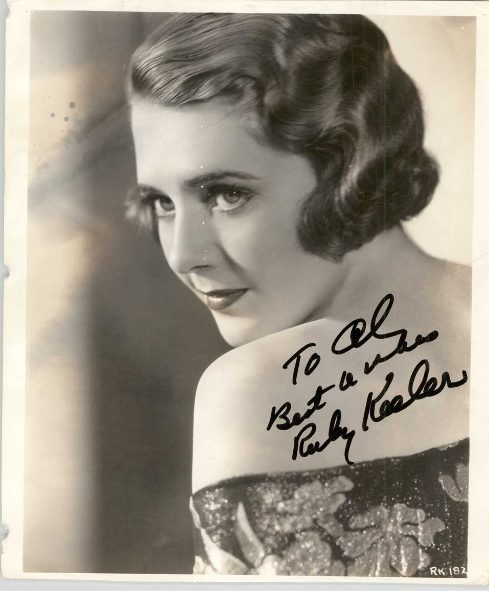 Ruby Keeler (d. 1993) Signed Autographed Vintage Glossy 8x10 Photo - C ...