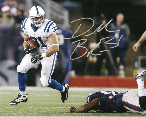 Donald Brown Signed Autographed 8x10 Photo (Indianapolis Colts) - COA Matching Holograms