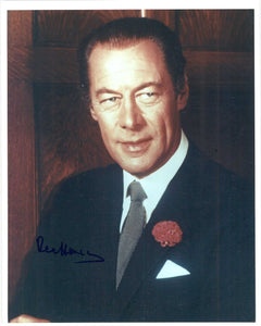 Rex Harrison (d. 1990) Signed Autographed Glossy 8x10 Photo - COA Matching Holograms