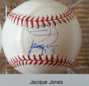 Jacque Jones Signed Autographed Official Major League (OML) Baseball - COA Matching Holograms
