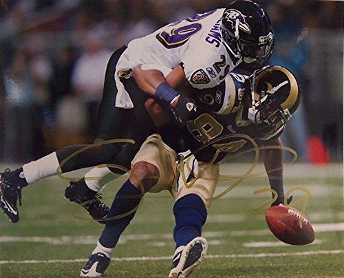 Cary Williams Signed Autographed Glossy 8x10 Photo (Baltimore Ravens) - COA Matching Holograms