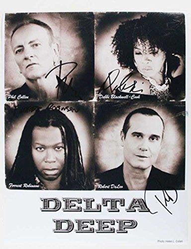 Delta Deep Band Signed Autographed Glossy 11x14 Photo - COA Matching Holograms