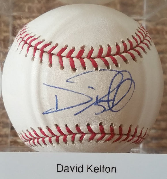 David Kelton Signed Autographed Official Major League (OML) Baseball - COA Matching Holograms