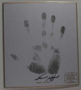 Frank Gifford Signed Autographed Limited Edition & Numbered Handprint