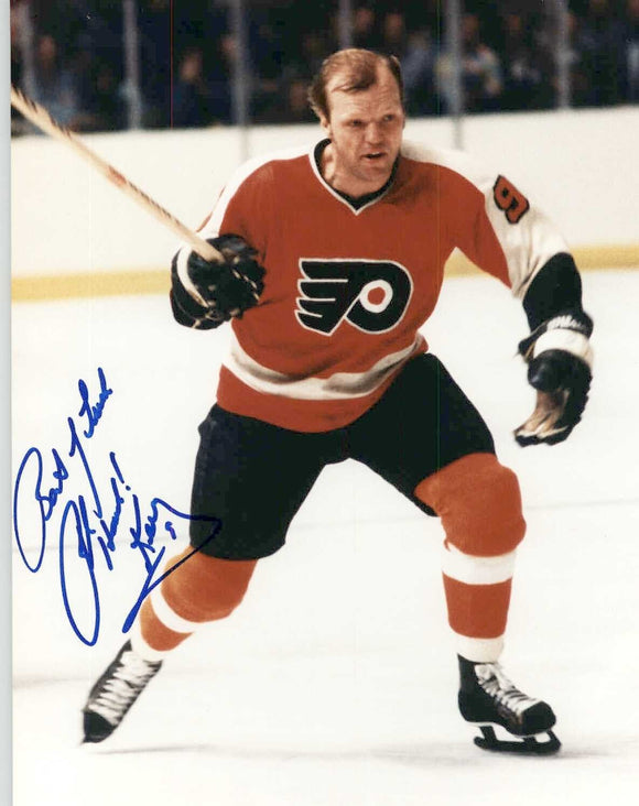 Bob Kelly Signed Autographed 8x10 Photo - Philadelphia Flyers