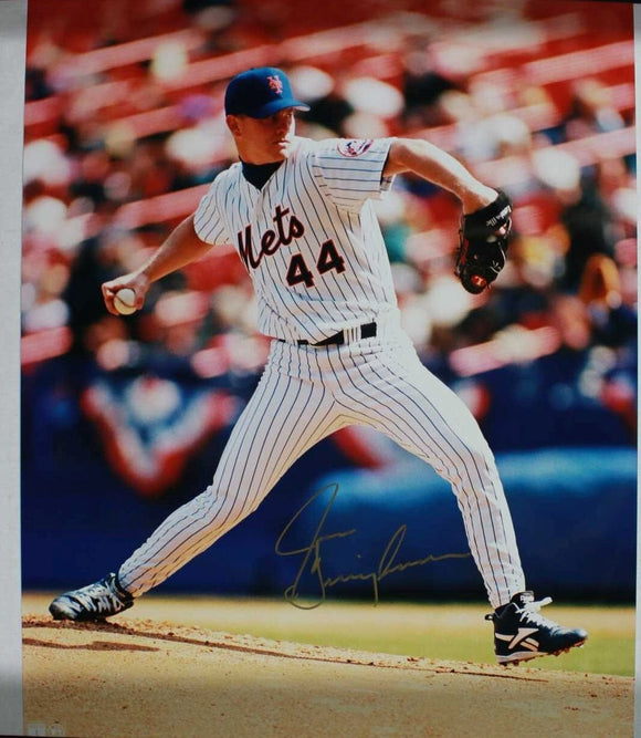 Jason Isringhausen Signed Autographed Glossy 16x20 Photo - New York Mets