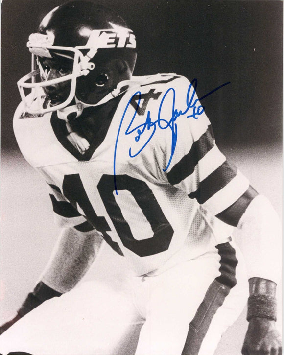 Bobby Jackson Signed Autographed 8x10 Photo (New York Jets) - COA Matching Holograms