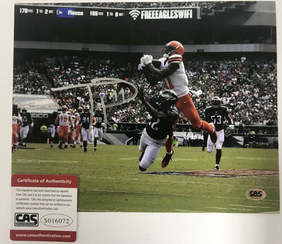 Terelle Pryor Signed Autographed Glossy 8x10 Photo Cleveland Browns - COA Matching Holograms