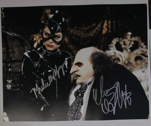 Michelle Pfeiffer & Danny DeVito Signed Autographed "Batman" Glossy 11x14 Photo - COA Matching Holograms