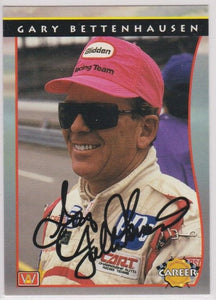 Gary Bettenhausen (d. 2014) Signed Autographed 1992 AW Sports NASCAR Racing Card - COA Matching Holograms