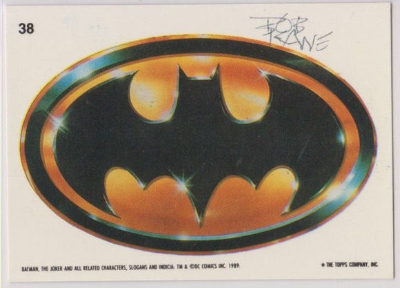 Bob Kane (d. 1998) Signed Autographed 1989 Batman Trading Card - COA Matching Holograms