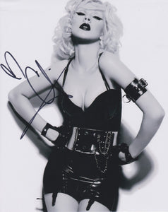 Christina Aguilera Signed Autographed Glossy 8x10 Photo - COA Matching Holograms