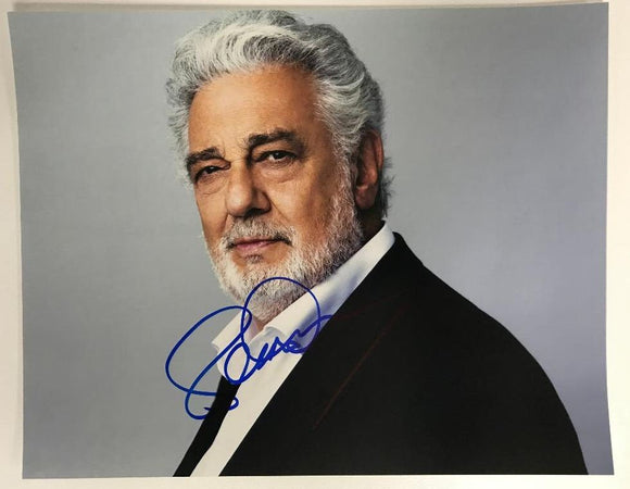 Placido Domingo Signed Autographed Glossy 11x14 Photo - COA Matching Holograms