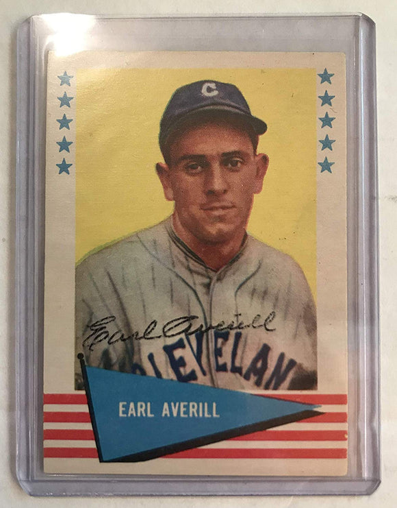Earl Averill (d. 1983) Signed Autographed 1961 Fleer Greats Baseball Card - Cleveland Indians