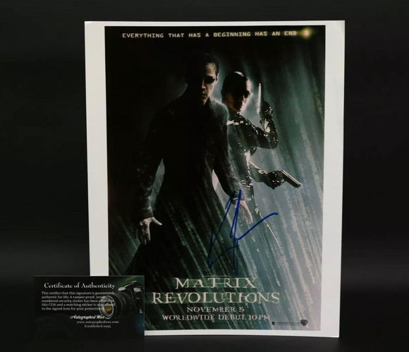 Keanu Reeves Signed Autographed 