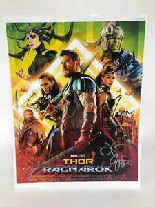Thor Ragnorak Cast Signed Autographed Glossy 8x10 Photo - COA Matching Holograms