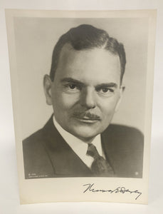 Thomas E. Dewey (d. 1971) Signed Autographed Vintage Glossy 8x10 Photo - COA Matching Holograms