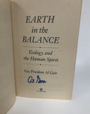 Al Gore Signed Autographed "Earth in the Balance" H/C Hard Cover Book - COA Matching Holograms