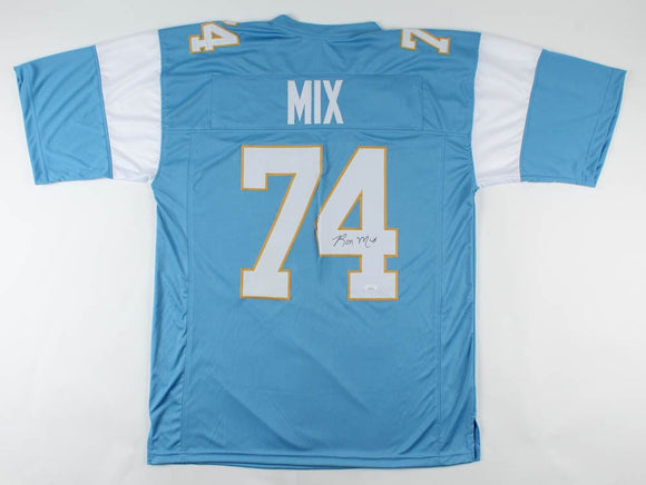 Ron Mix Signed Autographed San Diego Chargers Football Jersey - JSA COA