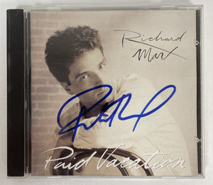 Richard Marx Signed Autographed "Paid Vacation" Music CD - COA Matching Holograms