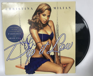 Christina Milian Signed Autographed "Dip It Low" Record Album - COA Matching Holograms