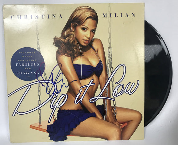 Christina Milian Signed Autographed 