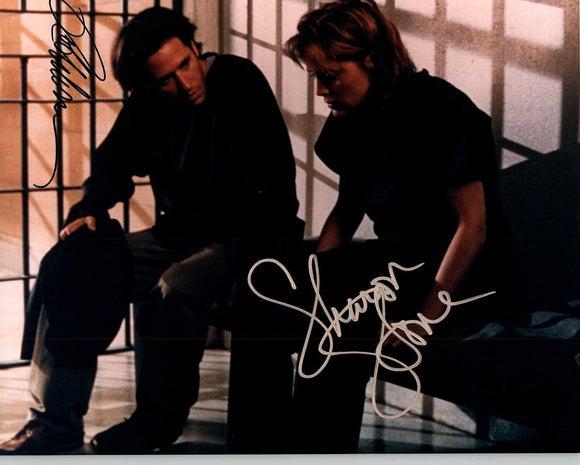 Sharon Stone & Rob Morrow Signed Autographed 