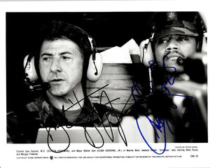 Dustin Hoffman & Cuba Gooding Jr. Signed Autographed "Outbreak" Glossy 8x10 Photo - COA Matching Holograms