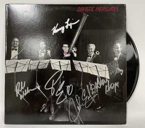 Kansas Band Signed Autographed "Drastic Measures" Record Album - COA Matching Holograms