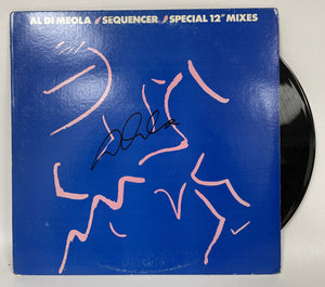 Al Di Meola Signed Autographed "Sequencer" Record Album - COA Matching Holograms