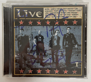 Live Band Ed Kowalczyk +3 Signed Autographed "V" Music CD - COA Matching Holograms