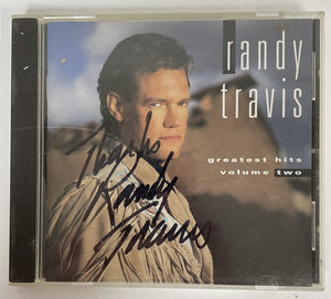 Randy Travis Signed Autographed "Greatest Hits" Music CD - COA Matching Holograms