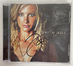 Faith Hill Signed Autographed "Cry" Music CD - COA Matching Holograms