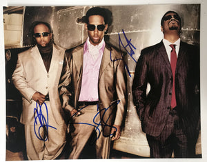 Boyz II Men Group Signed Autographed Glossy 11x14 Photo - COA Matching Holograms