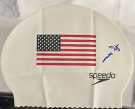 Mark Spitz Signed Autographed Speedo Swim Cap - COA Matching Holograms