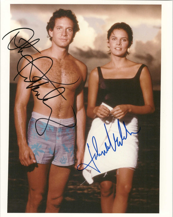 Steve Guttenberg & Tahnee Welch Signed Autographed 