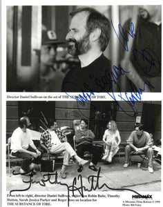 Sarah Jessica Parker & Timothy Hutton Signed Autographed "The Substance of Fire" Glossy 8x10 Photo - COA Matching Holograms