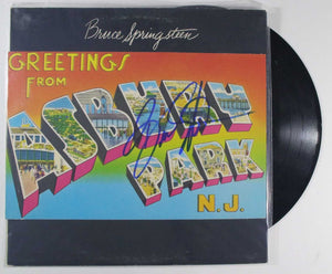 Bruce Springsteen Signed Autographed "Greetings From Asbury Park" Record Album - COA Matching Holograms